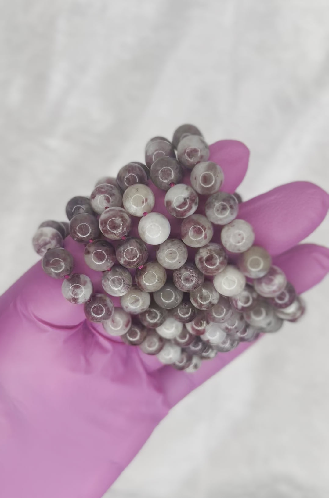 Plum Blossom Tourmaline Bracelet 8MM