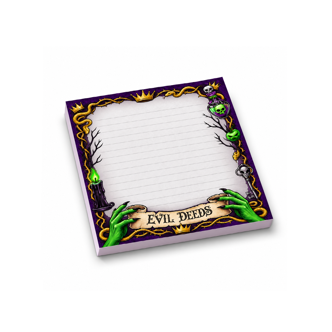Evil Deeds Notepad