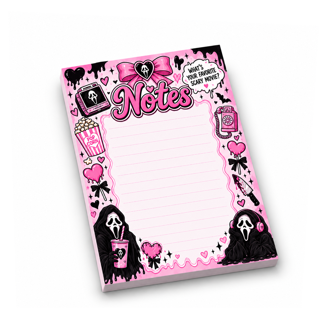 Ghost Face Notepad