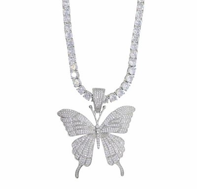 Iconic Butterfly + 5mm Tennis Chain - High Priestess of Love
